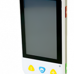 Plastic electronic video magnifier