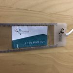 Magnifier on top of library card for example